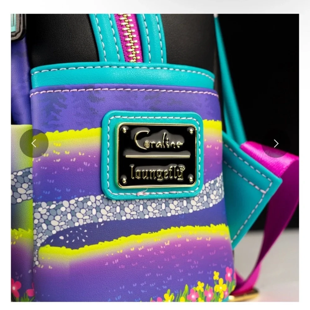 Loungefly Coraline Glow In The Dark House Mini Backpack & Wallet Set